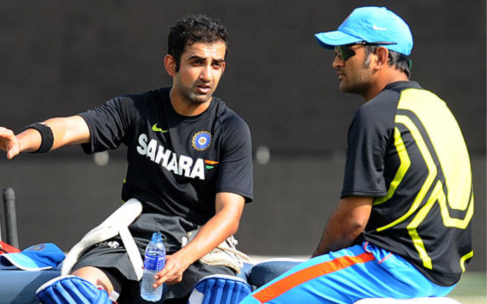 Gautam Gambhir and Mahendra Singh Dhoni