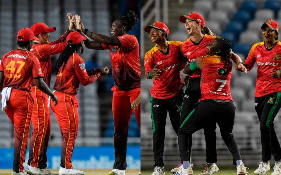 Trinbago Knight Riders Women and Guyana Amazon Warriors Women