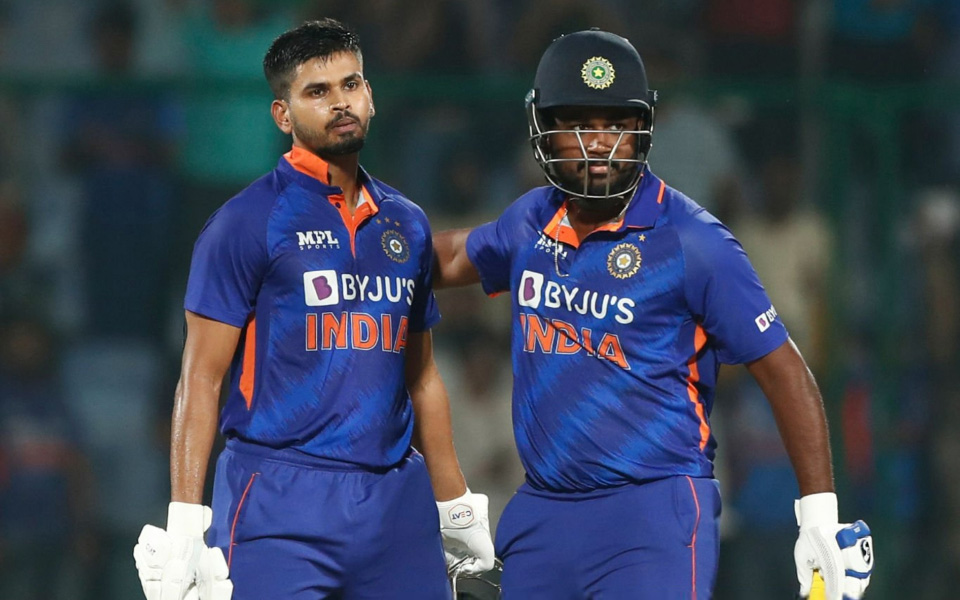 Shreyas Iyer and Sanju Samson