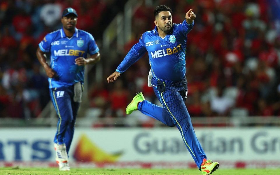 Tabraiz Shamsi of St Lucia Kings