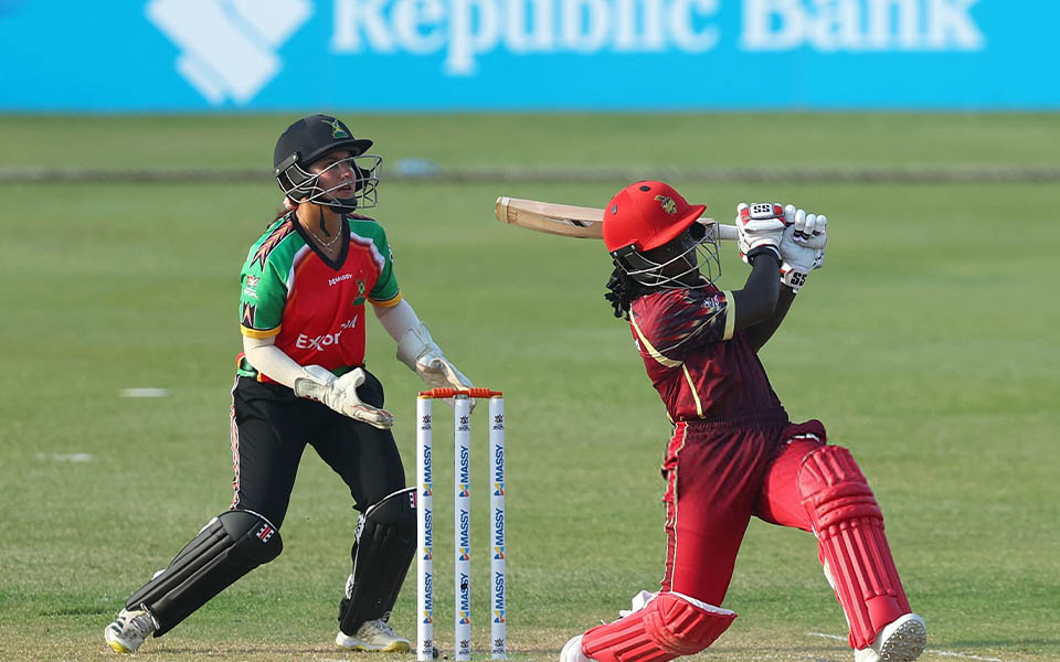Guyana amazon warriors women and Trinbago knight riders