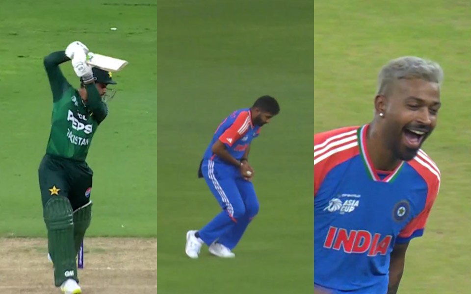 Video of the Day - Asia Cup 2025: Hardik Pandya strikes on first ball in high-octane IND-PAK clash