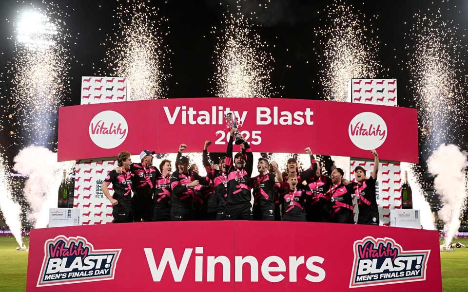 T20 Blast 2025 Final: Sublime Will Smeed guides Somerset to record-equalling third title