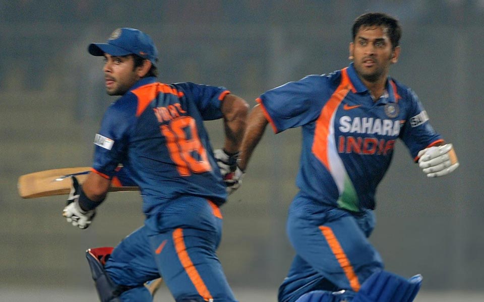 Virat Kohli and MS Dhoni