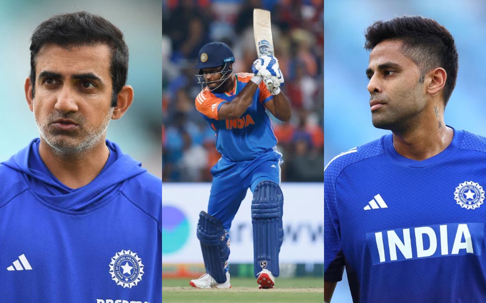 Gautam Gambhir, Sanju Samson and Suryakumar Yadav