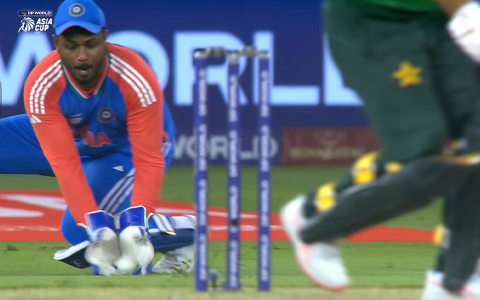 Sanju Samson catch