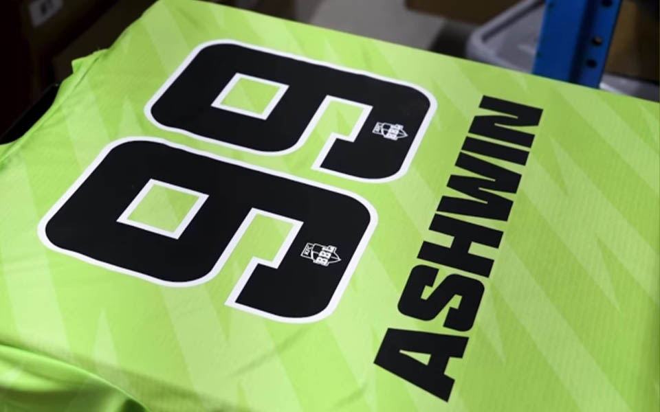 Ravi Ashwin BBL jersy