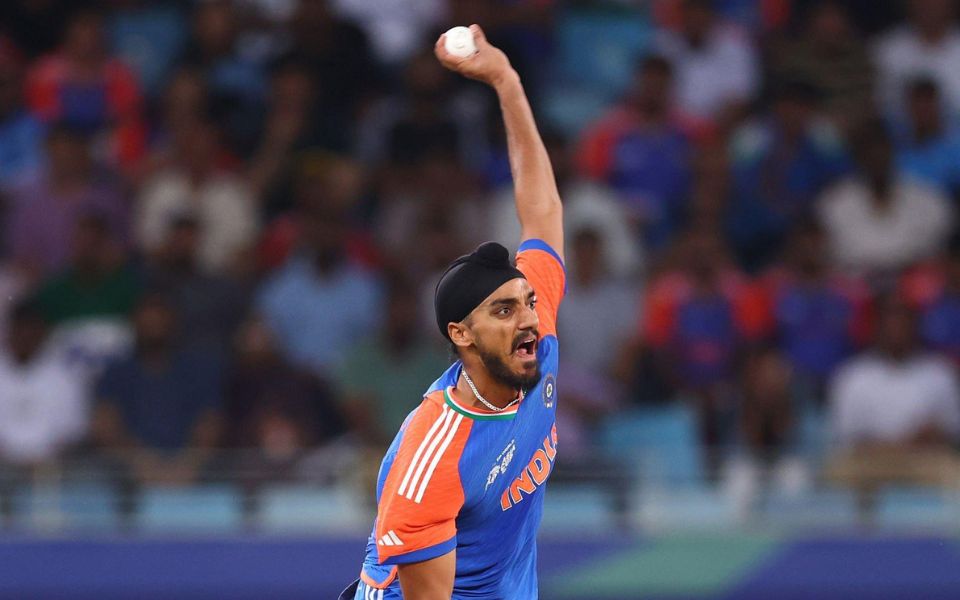 Arshdeep Singh during ongoing Asia Cup