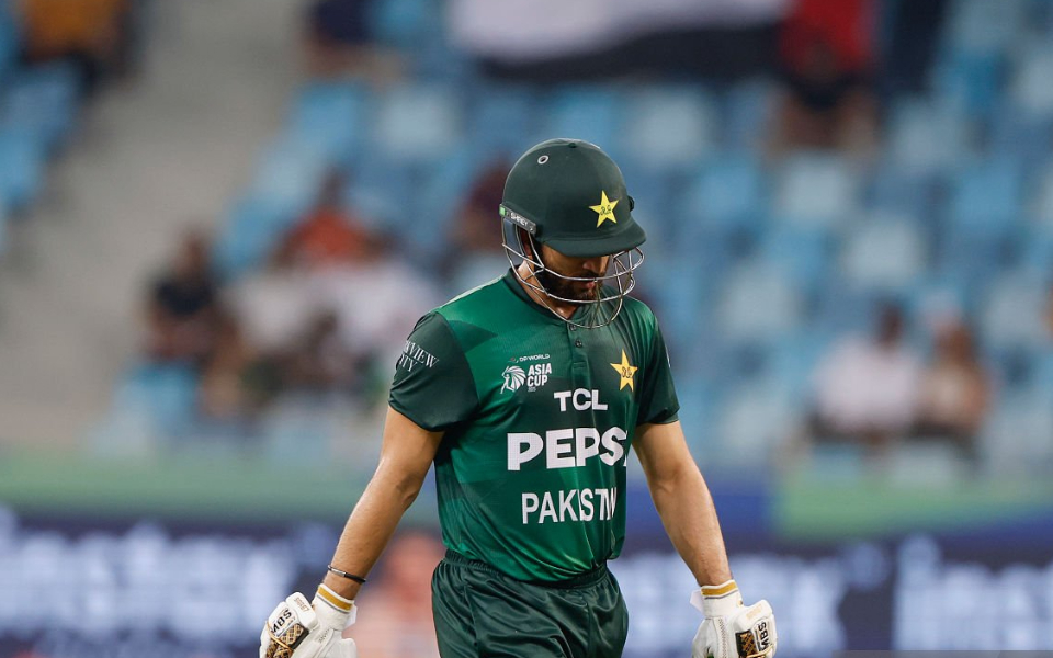 Asia Cup 2025, Match 10: Salman Agha walks back after getting dismissed