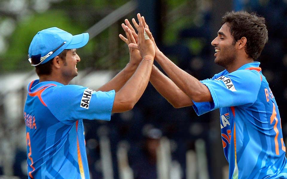 Suresh Raina and Bhuvneshwar Kumar