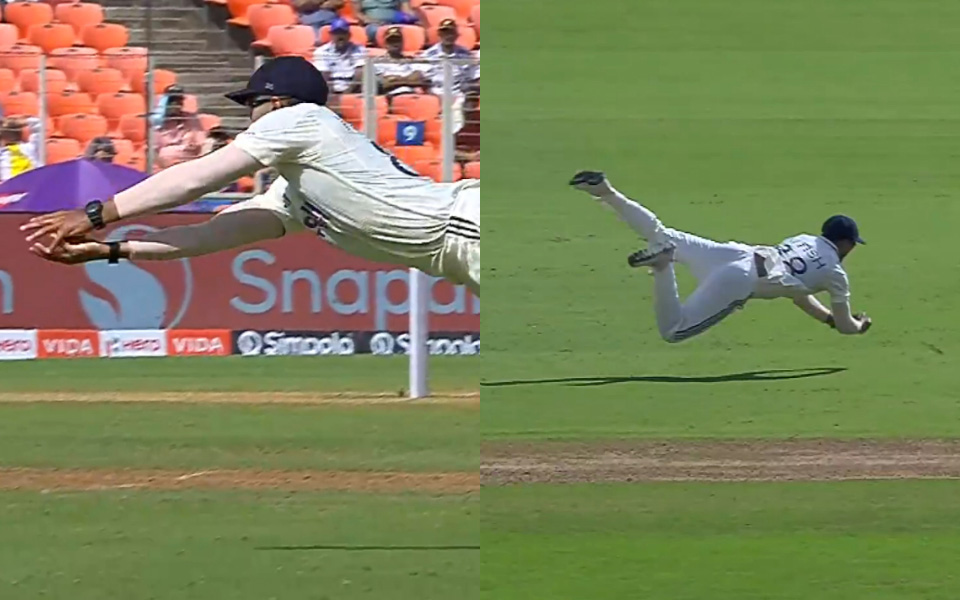 [WATCH] IND vs WI, 2025: Nitish Kumar Reddy's diving stunner sends back Tagenarine Chanderpaul