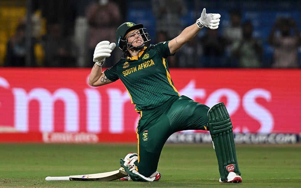 [WATCH] Women’s World Cup 2025: Tazmin Brits brings out bow-and-arrow celebration after century against New Zealand | CricTracker