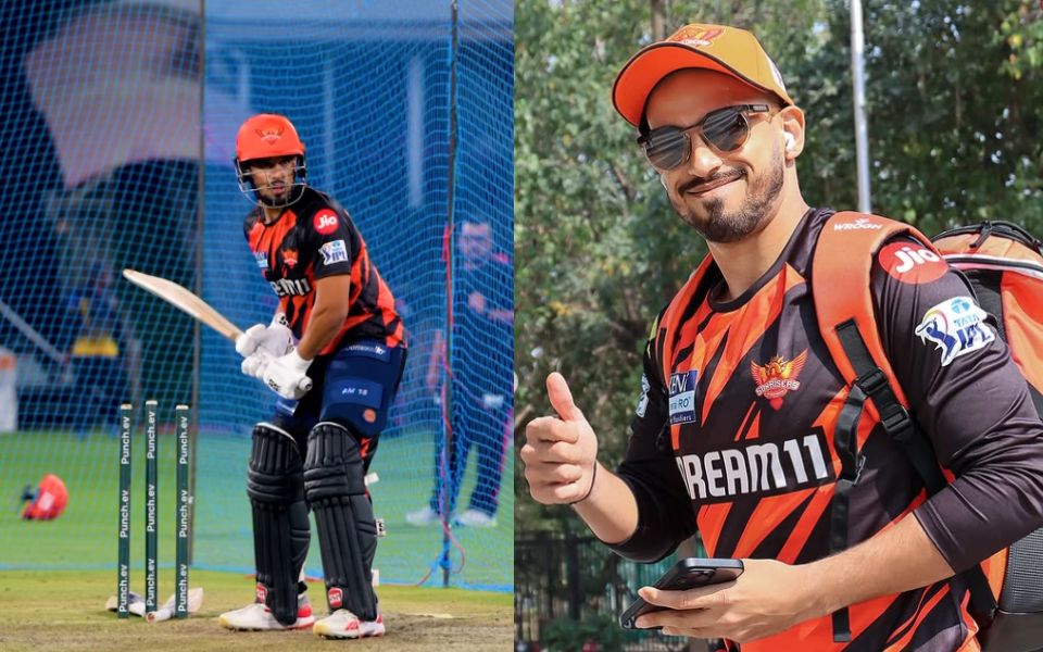 Abhinav Manohar during an IPL