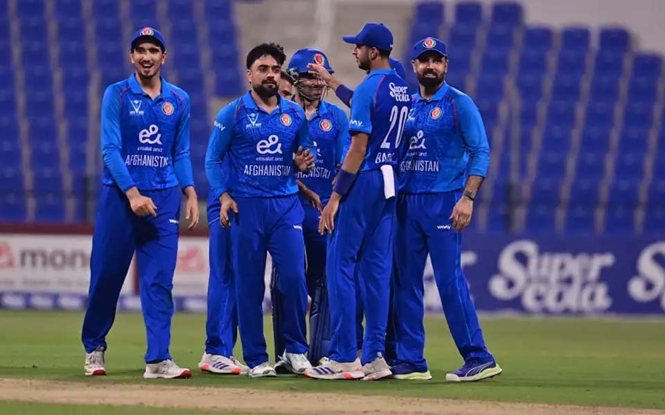AFG vs BAN 2025, 2nd ODI: Rashid Khan & Co. celebrate the wicket of Towhid Hridoy