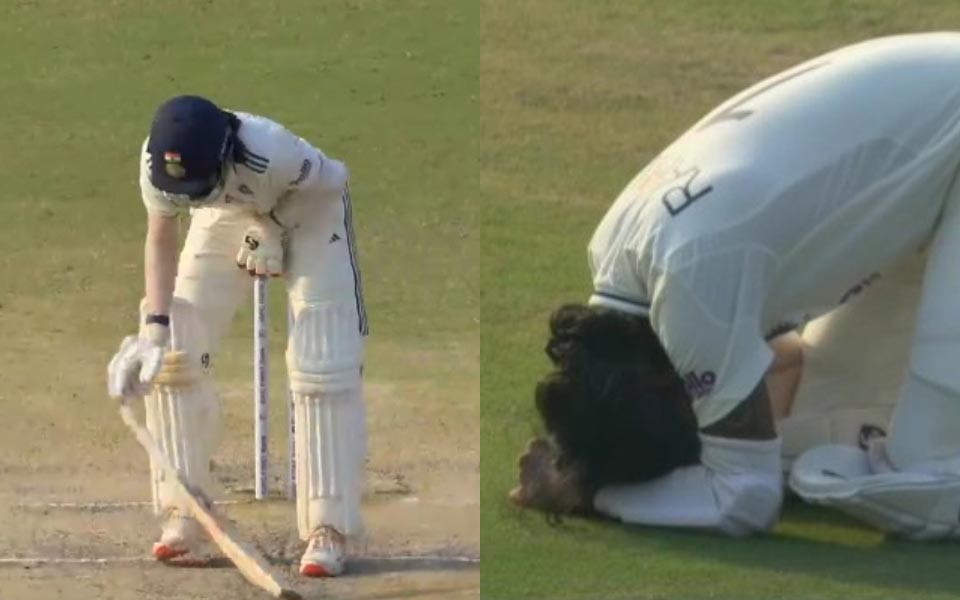 IND vs WI 2025: KL Rahul cries in pain after ball hits his groin, physio comes to check