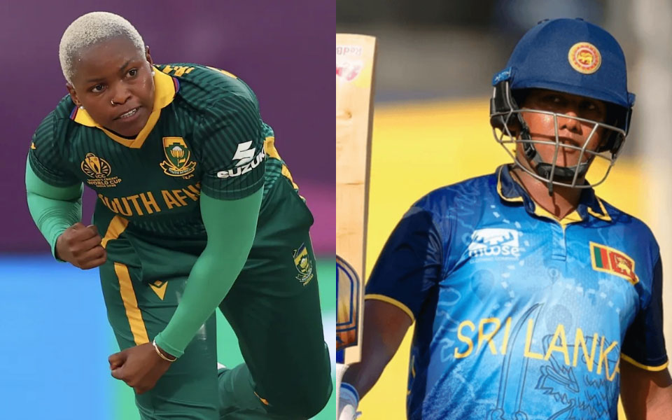 Nonkululeko Mlaba and Chamari Athapaththu