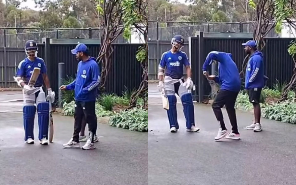[WATCH] AUS vs IND 2025: Rohit Sharma mentors Yashasvi Jaiswal ahead of second ODI in Adelaide | CricTracker