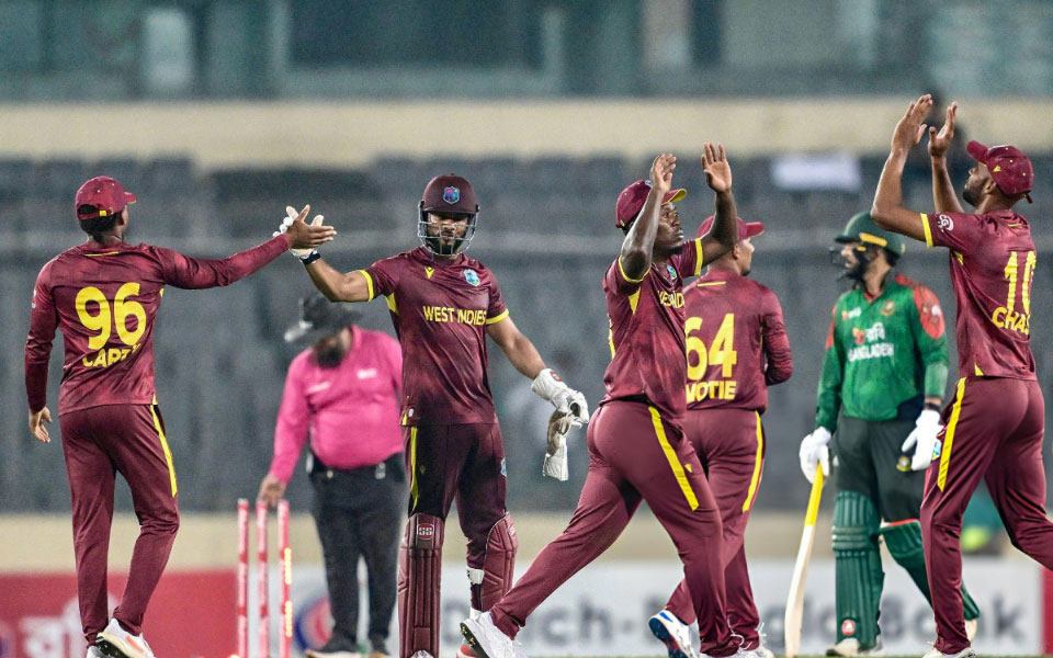 BAN vs WI 2025: West Indies make history with all-spin attack in Dhaka in 2nd ODI