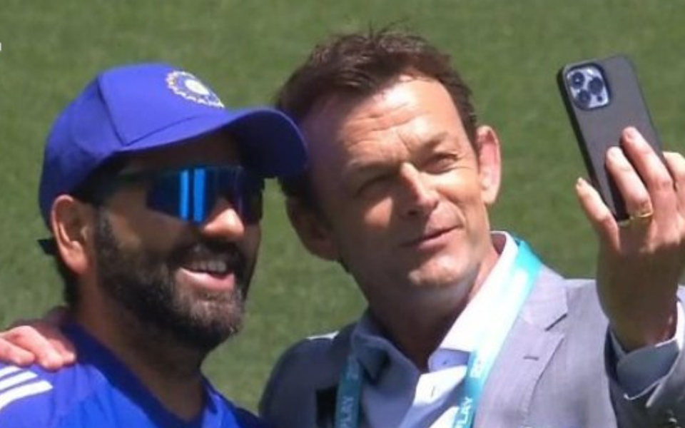 [WATCH] AUS vs IND 2025: Adam Gilchrist takes selfie with Rohit Sharma ahead of Adelaide clash