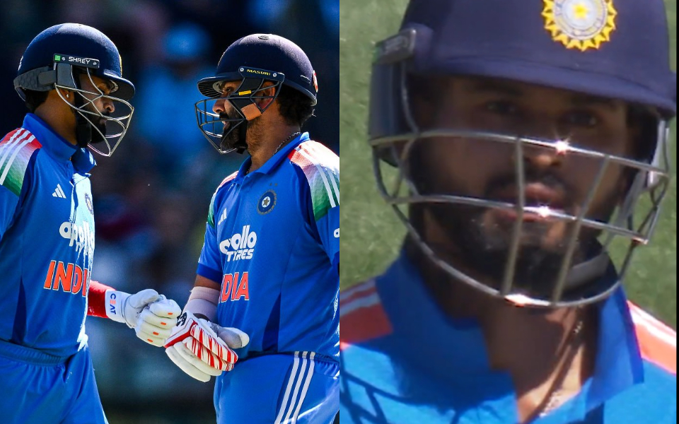 [WATCH] 'Arre tereko call dena padega' - Rohit Sharma, Shreyas Iyer's stump pic conversation goes viral