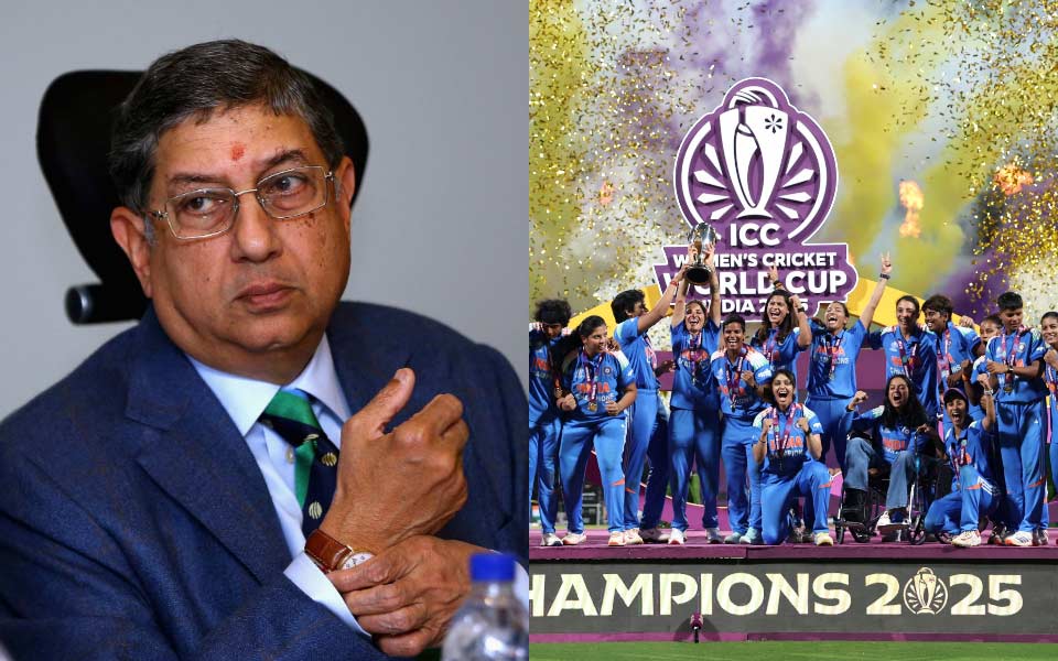 Narayanaswami Srinivasan and Indian Team