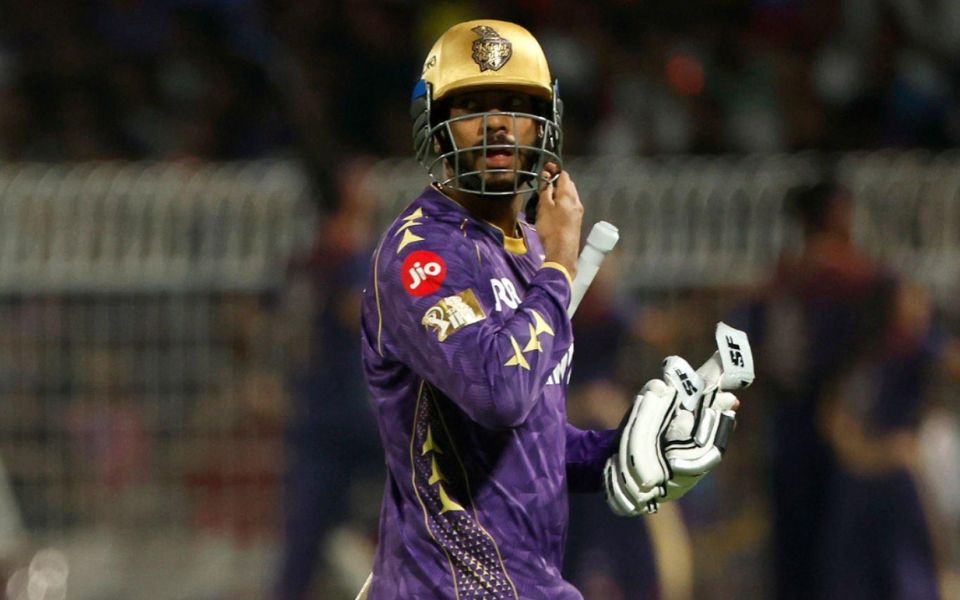 Venkatesh Iyer during IPL 2025