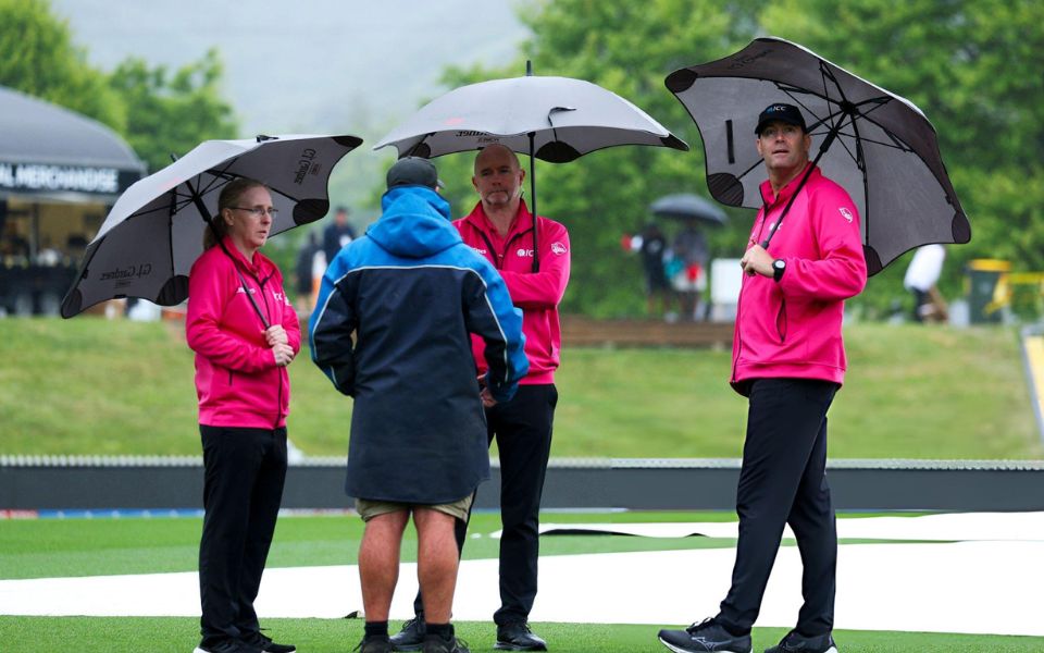 The fourth T20I between New Zealand and West Indies was washed out