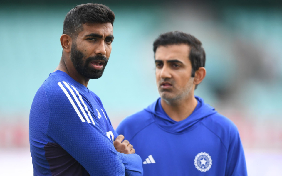Jasprit Bumrah and Gautam Gambhir