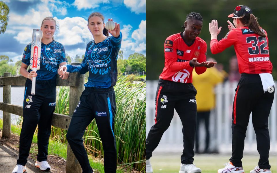 WBBL 2025: Adelaide Strikers [L] and Melbourne Renegades [R]