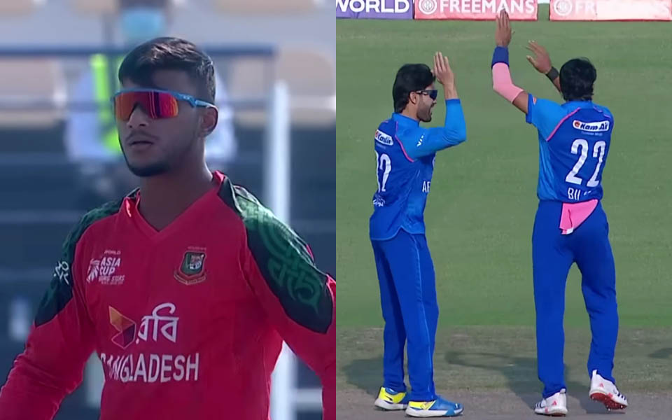 Asia Cup Rising Stars 2025: Bangladesh A [L] and Afghanistan A [R]