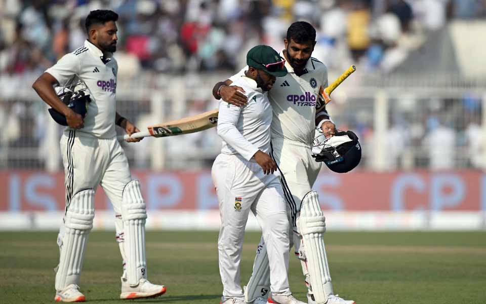 [WATCH] IND vs SA 2025: Jasprit Bumrah embraces Temba Bavuma to end ‘bauna’ controversy after South Africa win Kolkata Test