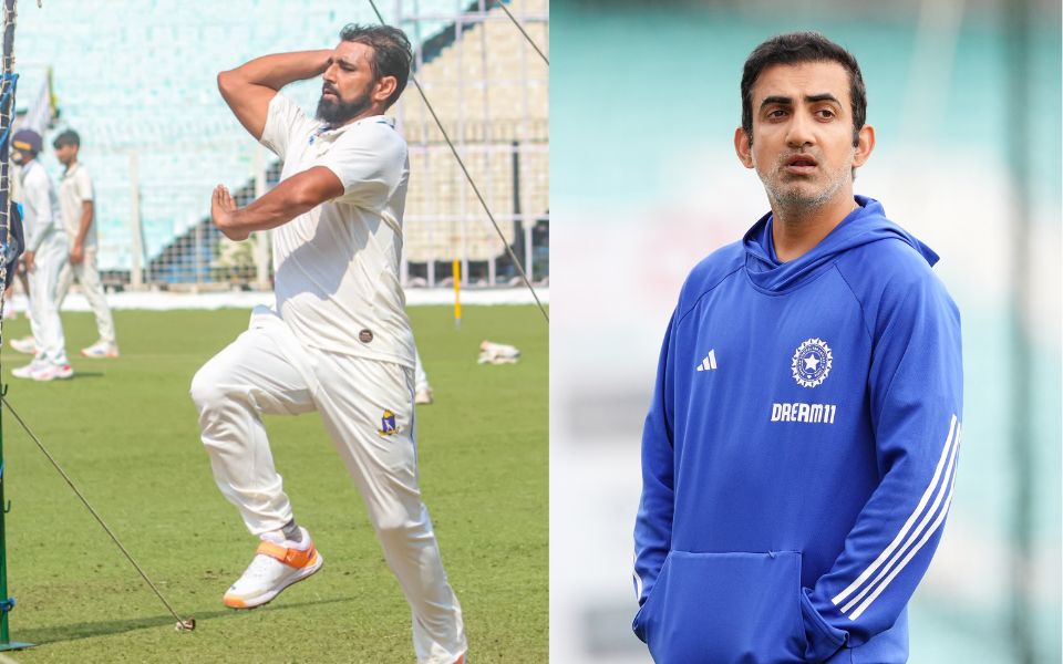 Mohammed Shami and India's head coach Gautam Gambhir