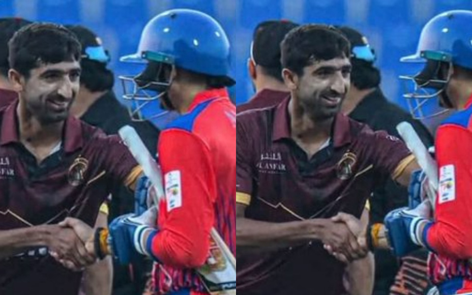 [WATCH] Harbhajan Singh shakes hands with Pakistan cricketer in Abu Dhabi T10 league, video goes viral