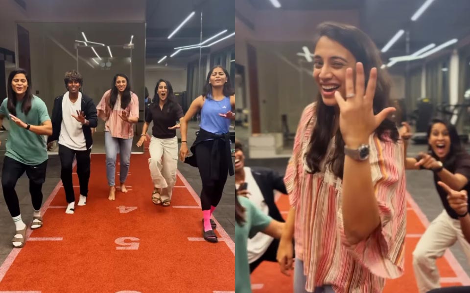 [WATCH] Smriti Mandhana confirms engagement with Palash Muchhal in humorous reel with fellow teammates