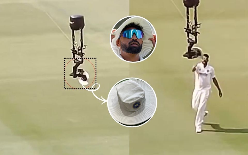 [WATCH] IND vs SA 2025: Mohammad Siraj rests his cap on spidercam while fielding on Day 3, video goes viral