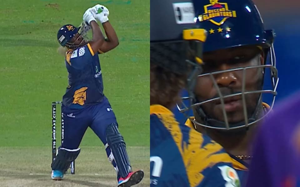 [WATCH] Abu Dhabi T10 2025: Andre Russell's monstrous six brings fans to their feet against Ajman Titans