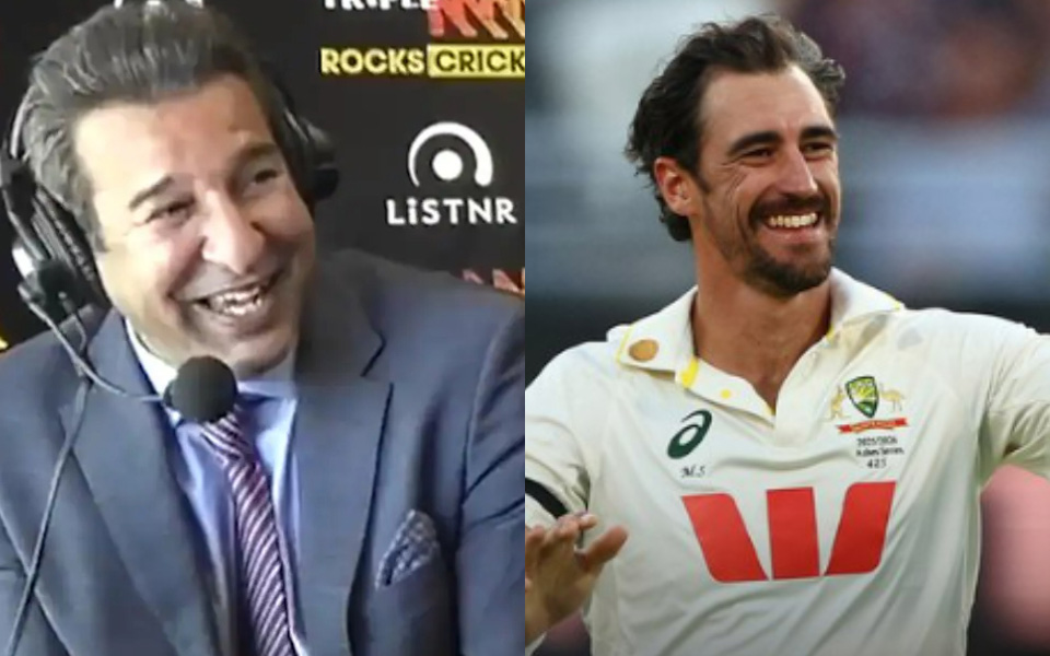 Ashes 2025-26: 'Proud of you mate' - Wasim Akram congratulates Mitchell Starc for becoming most successful left-arm Test pacer