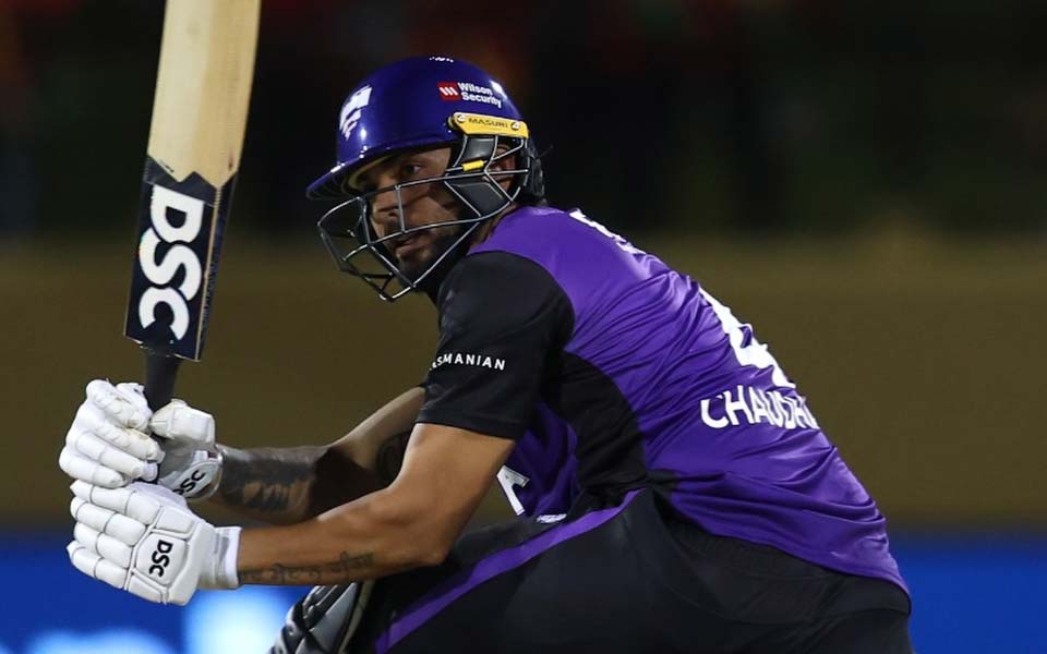 Who is Nikhil Chaudhary listed as local player in both IPL and BBL?
