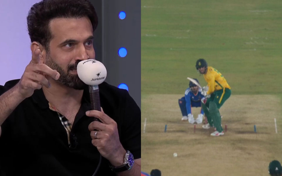 Irfan Pathan during 1st T20I