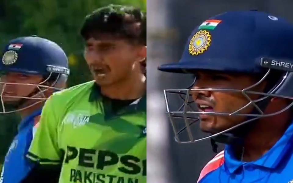 [WATCH] U19 Asia Cup 2025: Ayush Mhatre, Ali Raza involved in verbal battle after dismissal; video goes viral