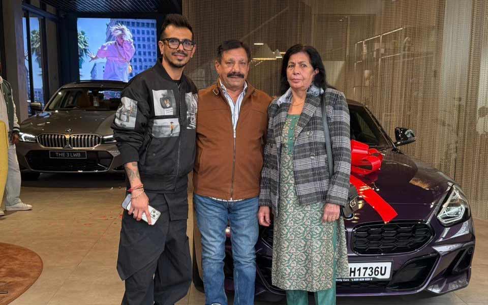 'Two people who made every dream possible' - Yuzvendra Chahal buys luxury BMW car worth INR 1.06 crore for parents