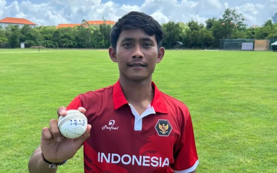 Indonesia’s Gede Priandana creates history with five wickets in an over in T20I