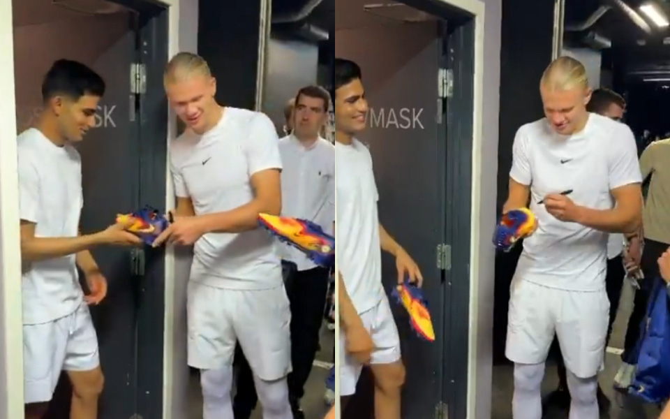 Shubman Gill and Erling Haaland