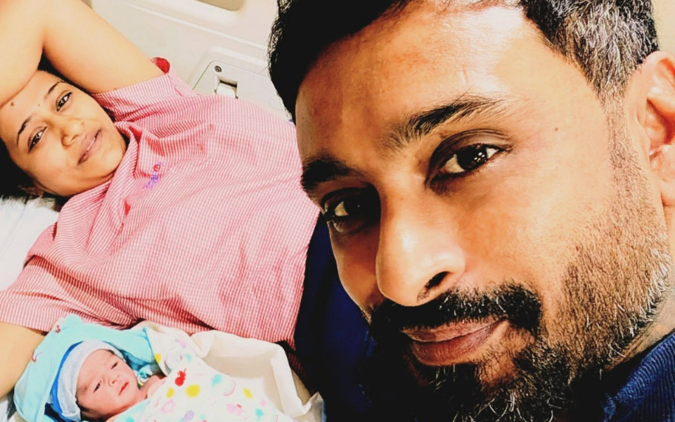 Ambati Rayudu and his wife blessed with baby boy