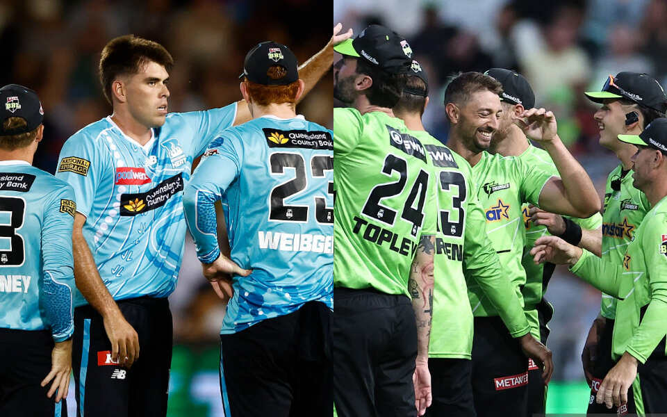 BBL 2025-26: Match 29, HEA vs THU Match Prediction – Who will win today’s BBL match between Brisbane Heat vs Sydney Thunder?