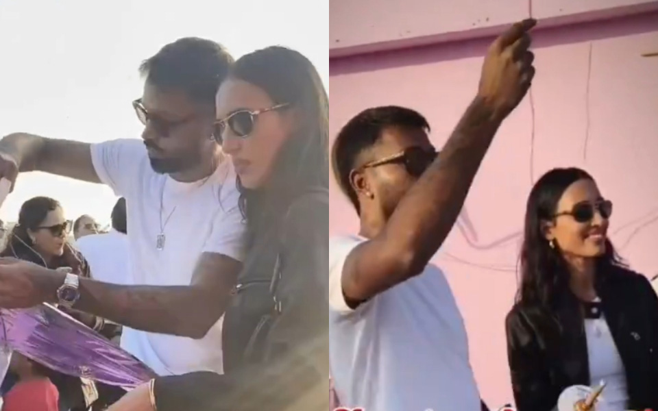 [WATCH] Hardik Pandya flies kites with girlfriend Mahieka Sharma on Makar Sankranti
