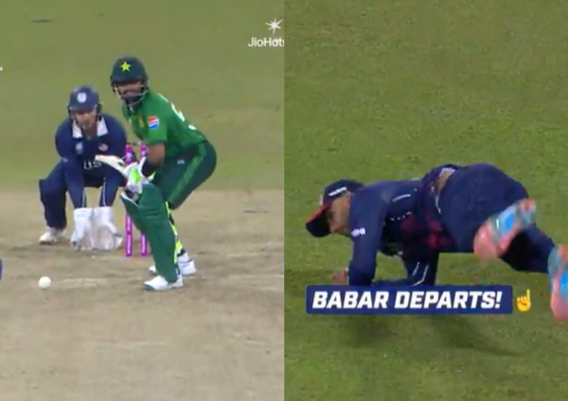Video of the Day: T20 World Cup 2026 - Milind Kumar's tumbling effort sends Babar Azam packing