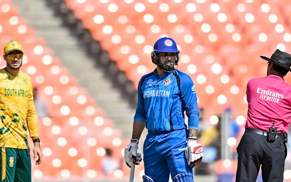 T20 World Cup 2026: ICC fines Mohammad Nabi for disobeying on-field umpire's instructions during AFG vs SA