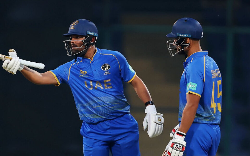 Video of the Day: T20 World Cup 2026 - Aryansh Sharma launches a confident strike to long-on for a six to reach his fifty