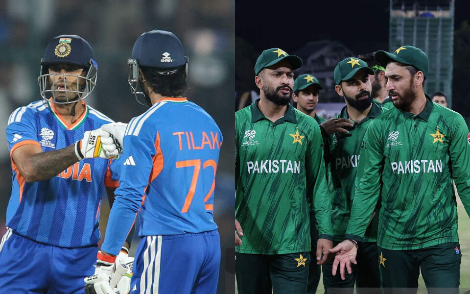 India vs Pakistan Head-to-Head record in T20Is